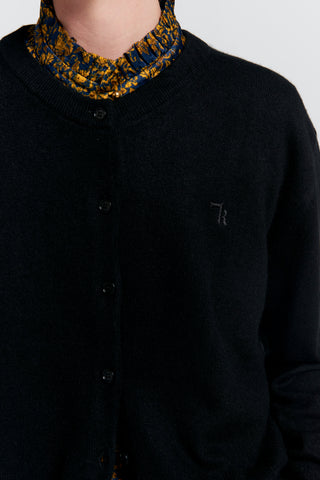 Posy Cashmere K Cardigan Black