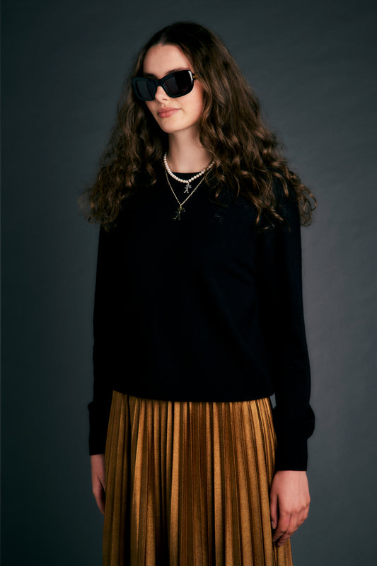 Classic Cashmere Sweater Black