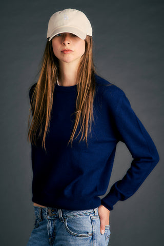 Classic Cashmere Sweater Navy