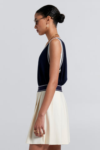 Relax Knit Tank Navy