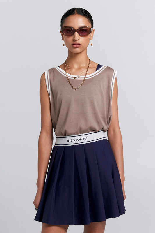 Relax Knit Tank Taupe