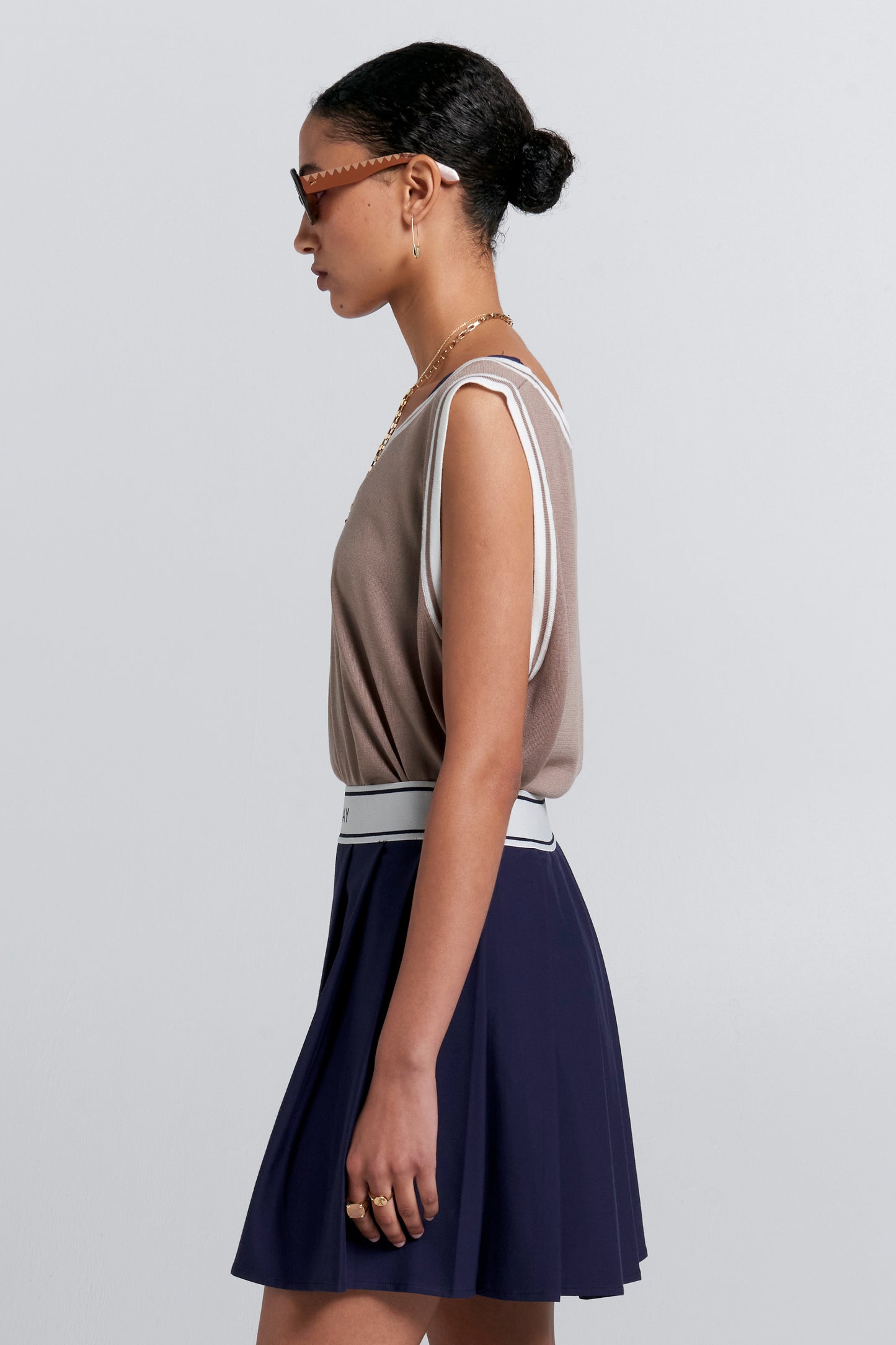Relax Knit Tank Taupe