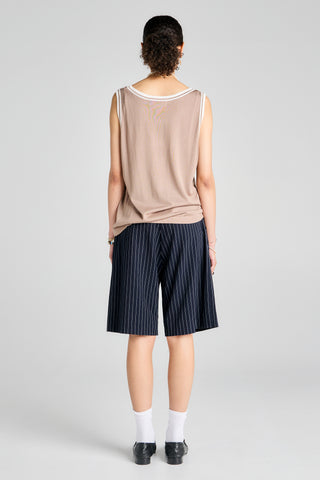 Relax Knit Tank Taupe