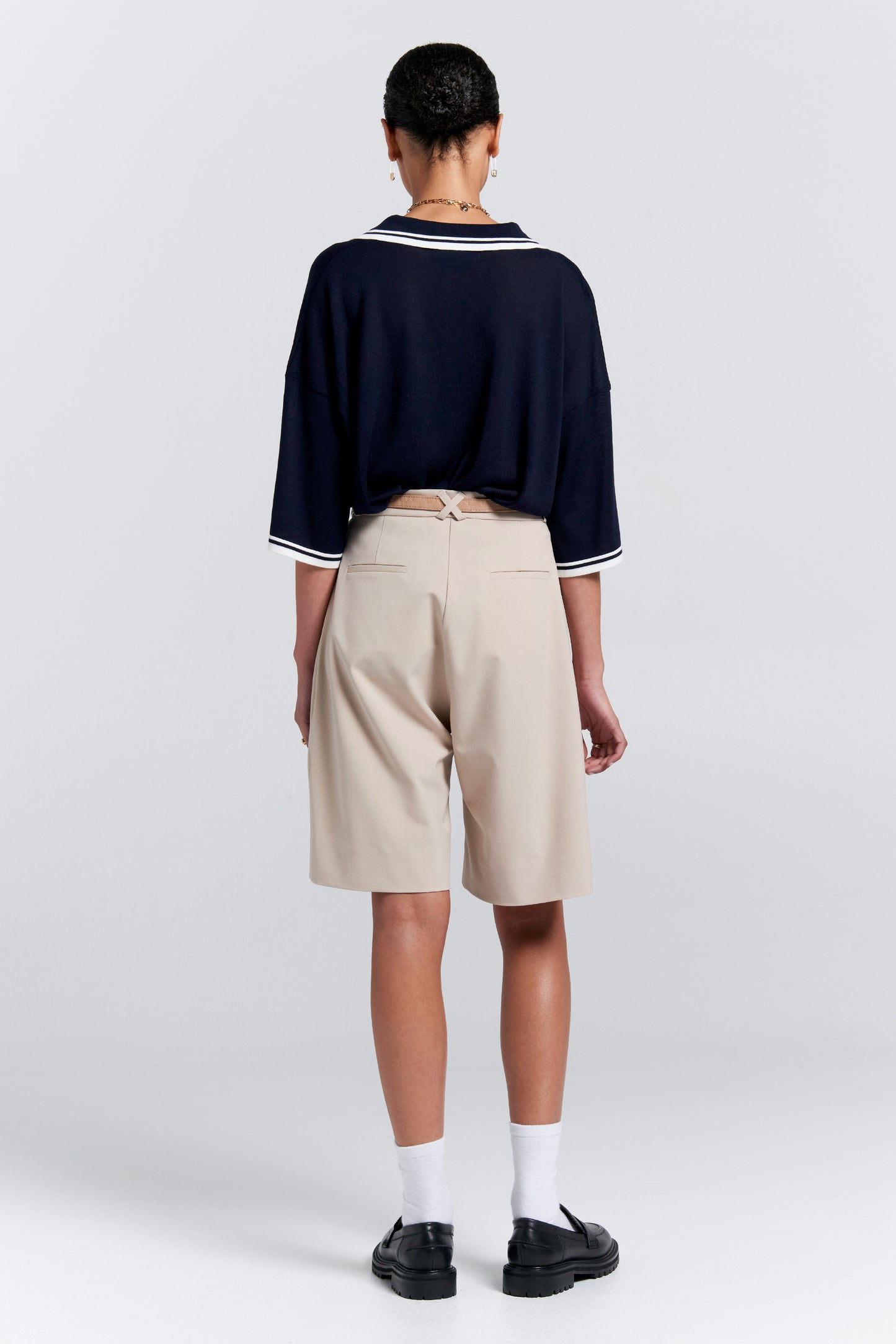 Relax Knit Polo Navy