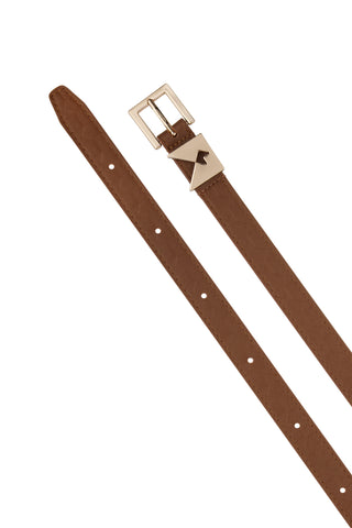 Monogram Keeper Belt Dark Tan