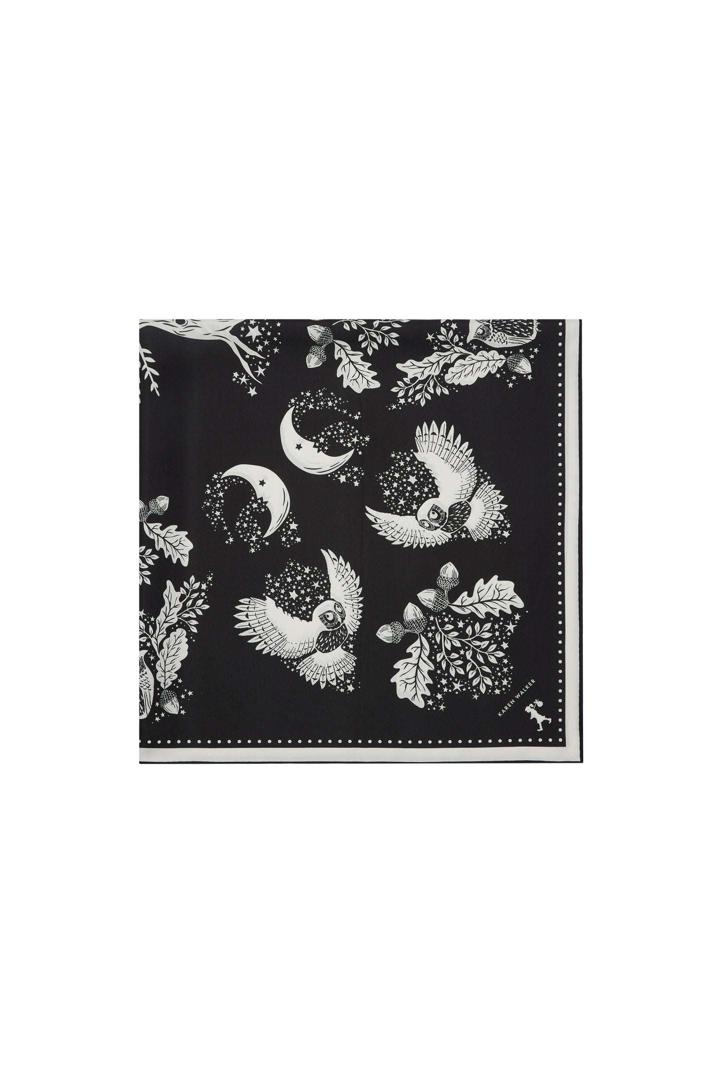 Night Owl Classic Scarf Black