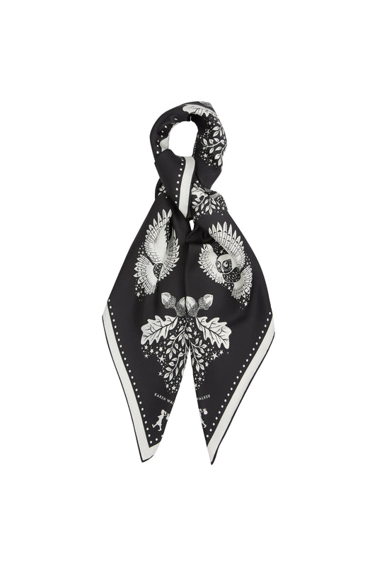 Night Owl Classic Scarf Black