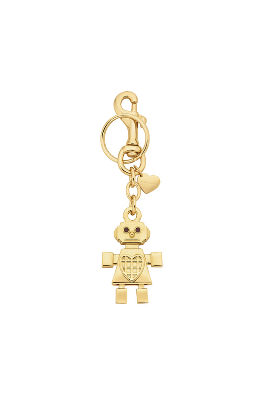 Robot Charm Gold