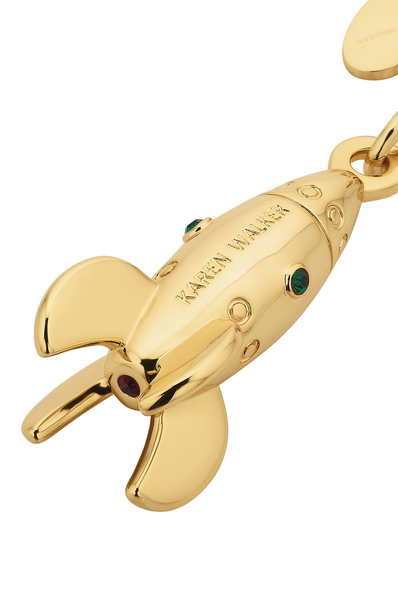 Rocket Charm Gold