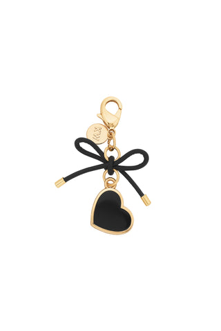 Heart Charm Gold/Black