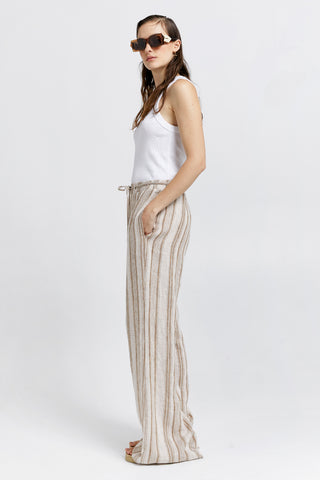 Curio Palazzo Pants Natural/Tan