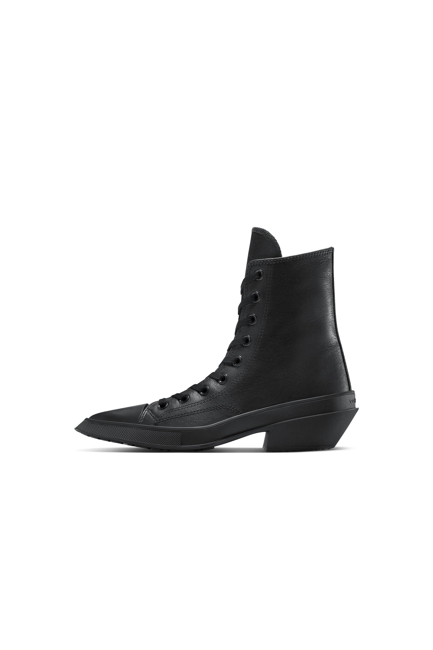 Chuck Taylor 70 De Luxe Pointed Leather X-High Top Black