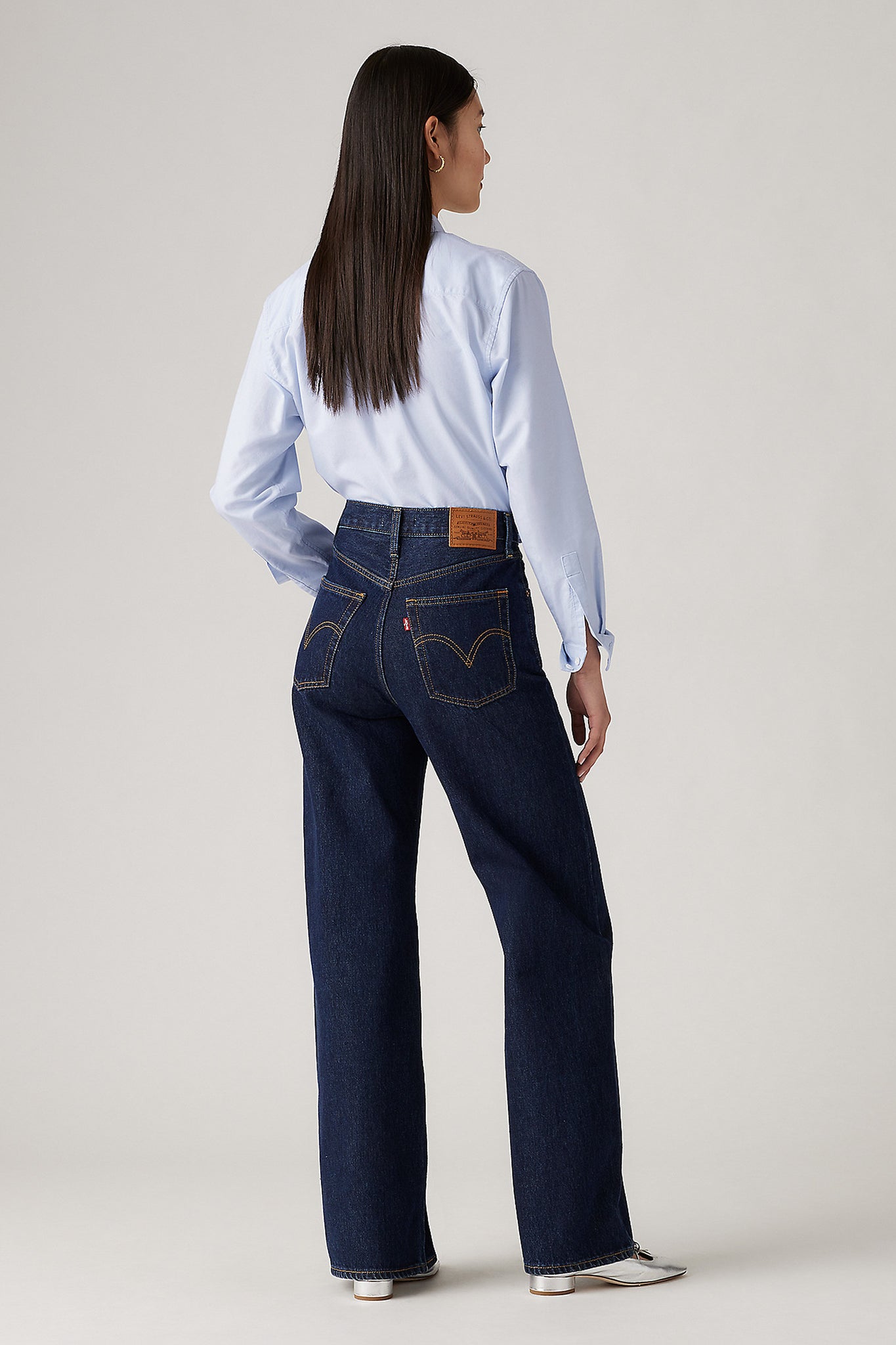 Ribcage Wide-Leg Jeans Shaded View