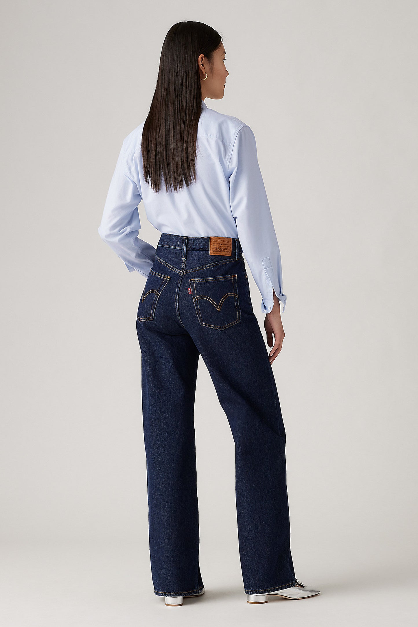Ribcage Wide-Leg Jeans Shaded View