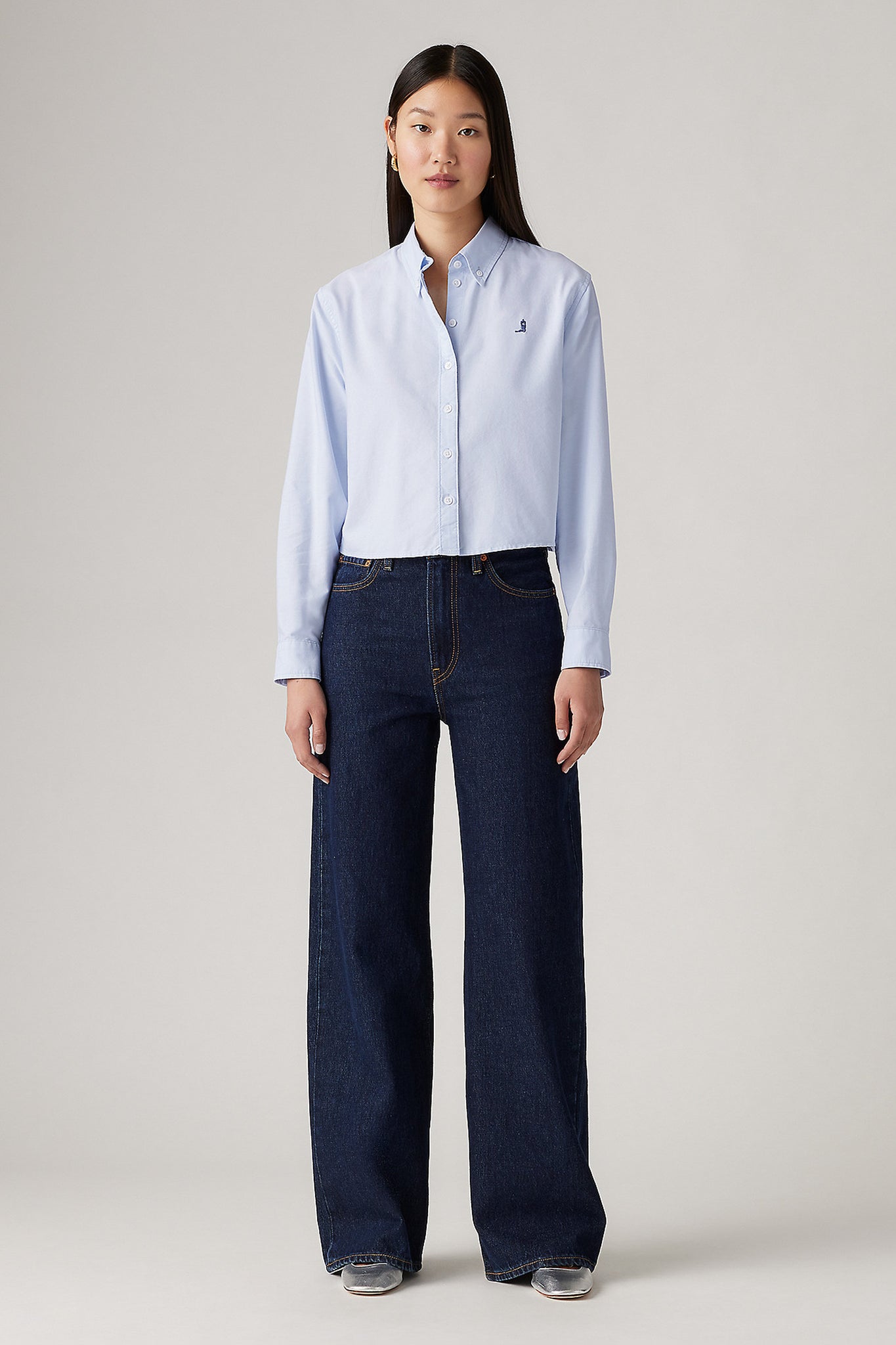 Ribcage Wide-Leg Jeans Shaded View