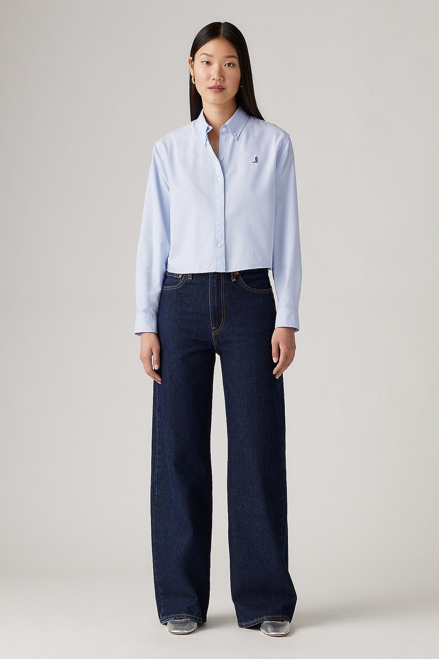 Ribcage Wide-Leg Jeans Shaded View
