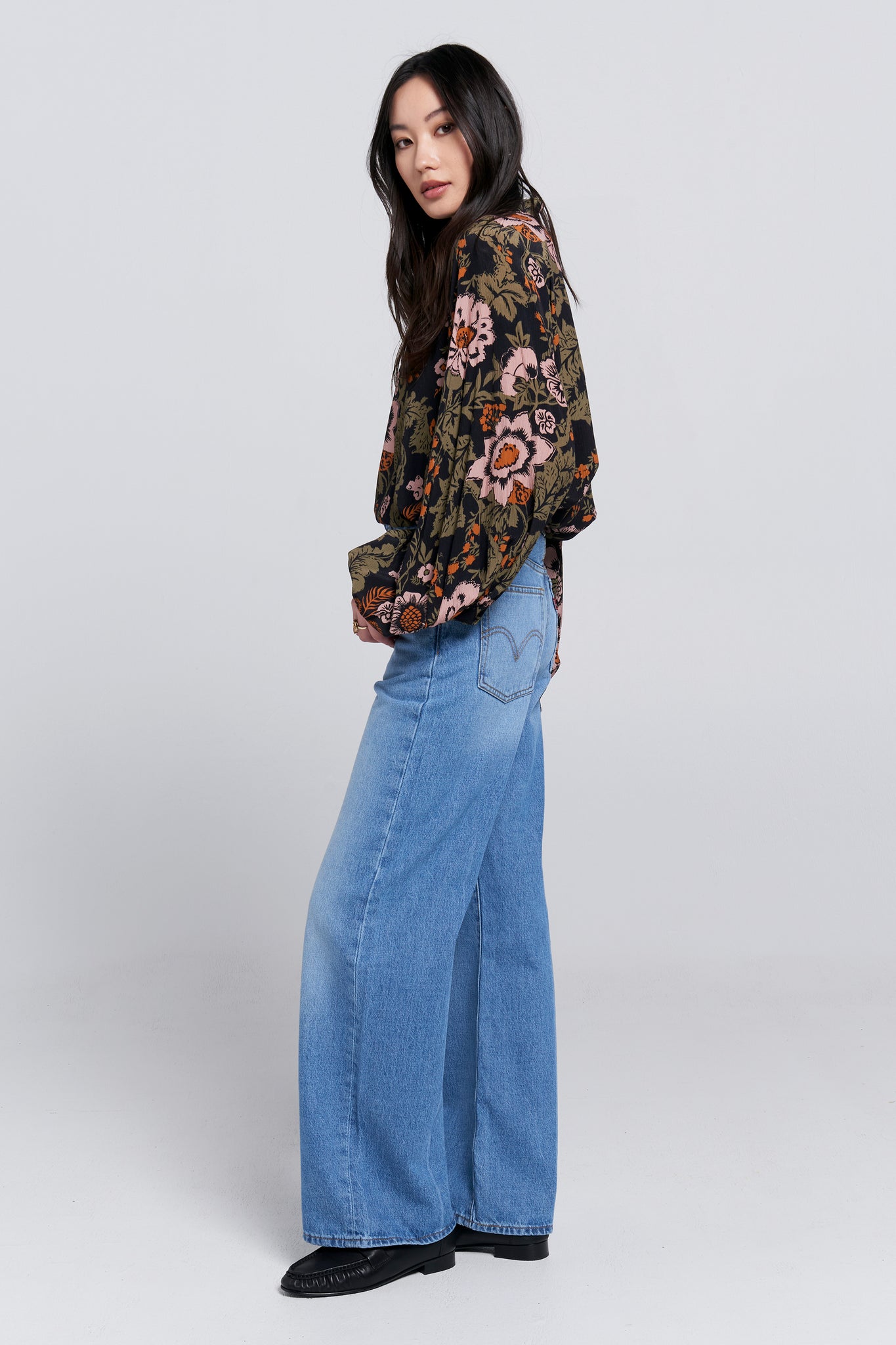Ribcage Wide Leg Jeans Not the Same
