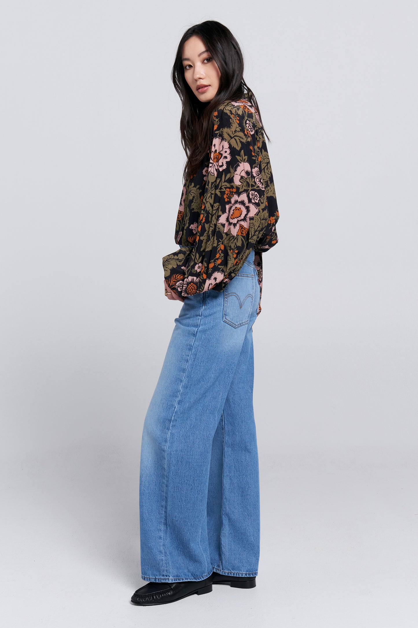 Ribcage Wide Leg Jeans Not the Same