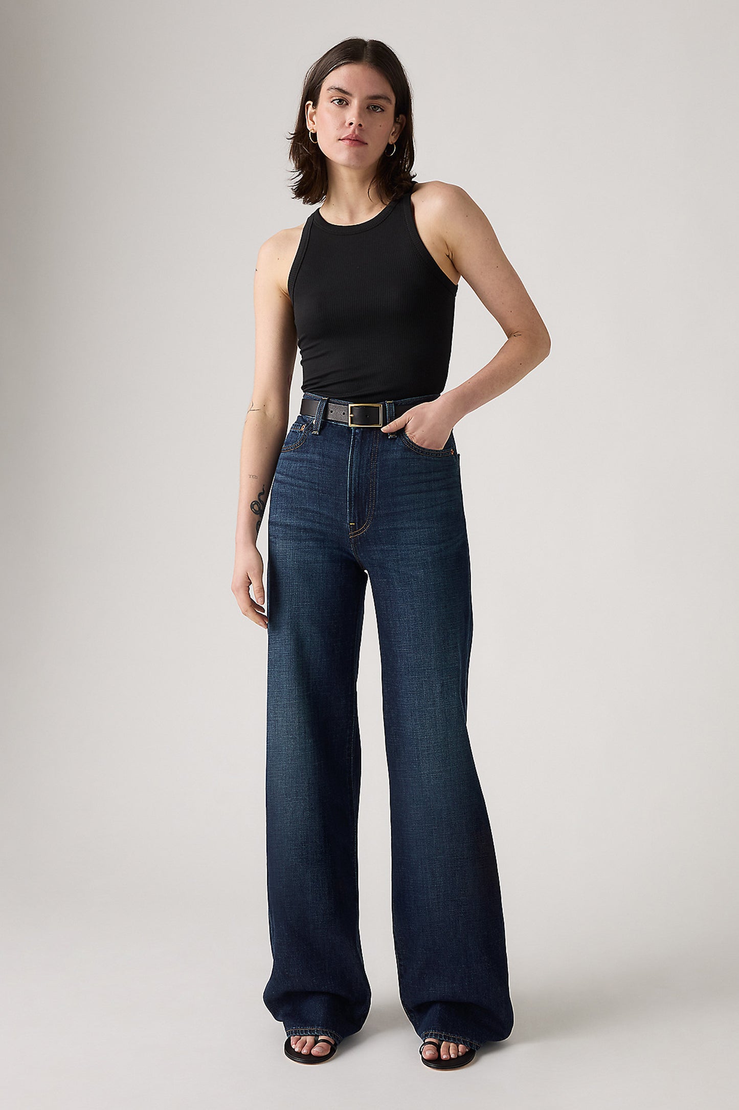Ribcage Wide Leg Jeans Do You Mind