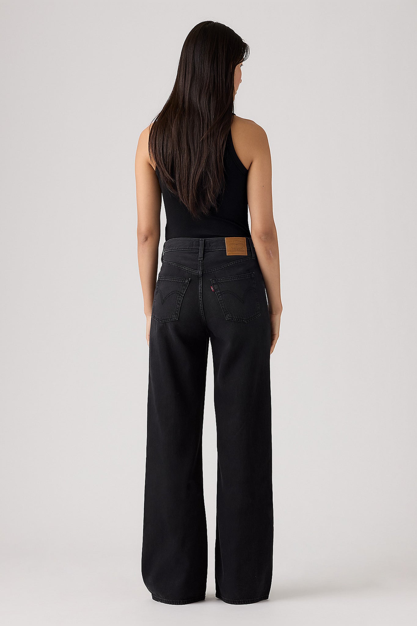 Ribcage Wide Leg Jeans None Your Business