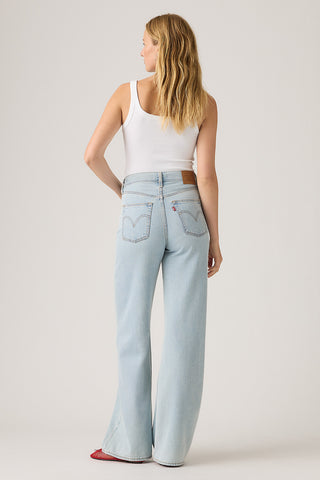 Ribcage Wide Leg Jeans Of Course Stone