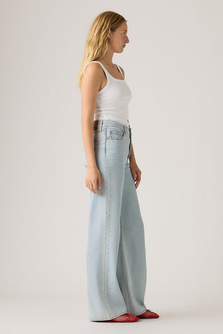 Ribcage Wide Leg Jeans Of Course Stone