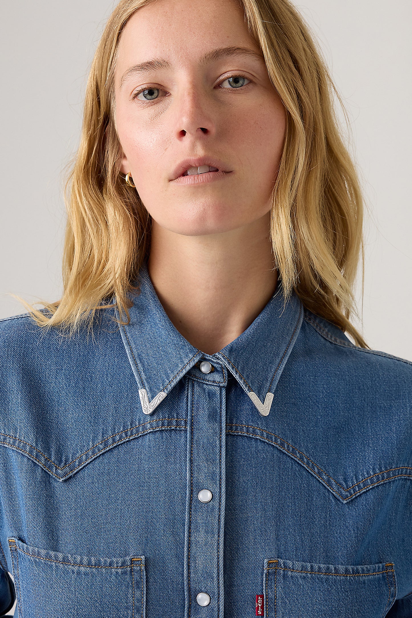 Teodora Metal Tipped Western Shirt Going Steady Tipped