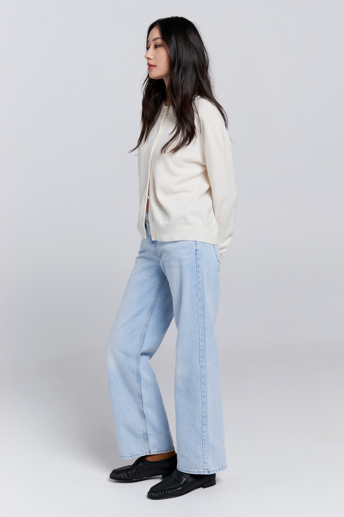 Superlow Loose Jeans Abraided Art