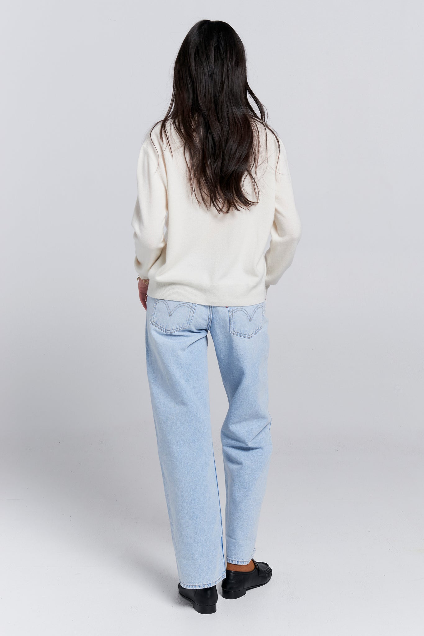 Superlow Loose Jeans Abraided Art