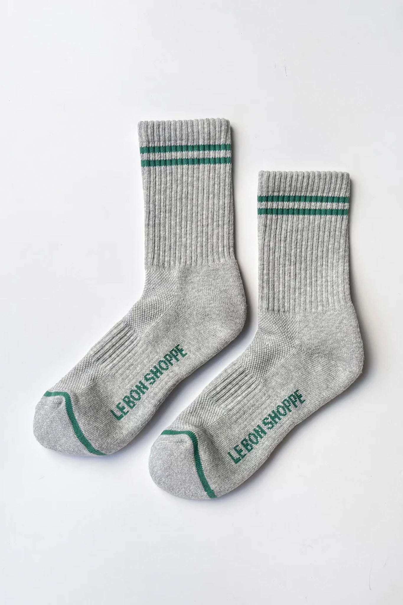 Boyfriend Socks Lt Grey
