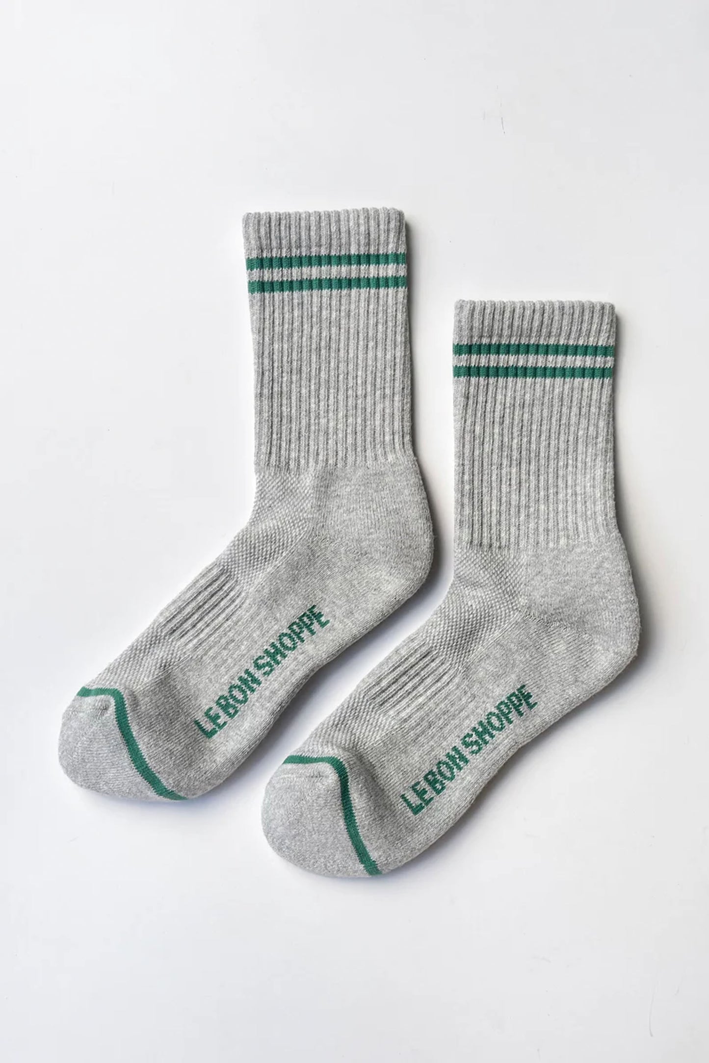 Boyfriend Socks Lt Grey