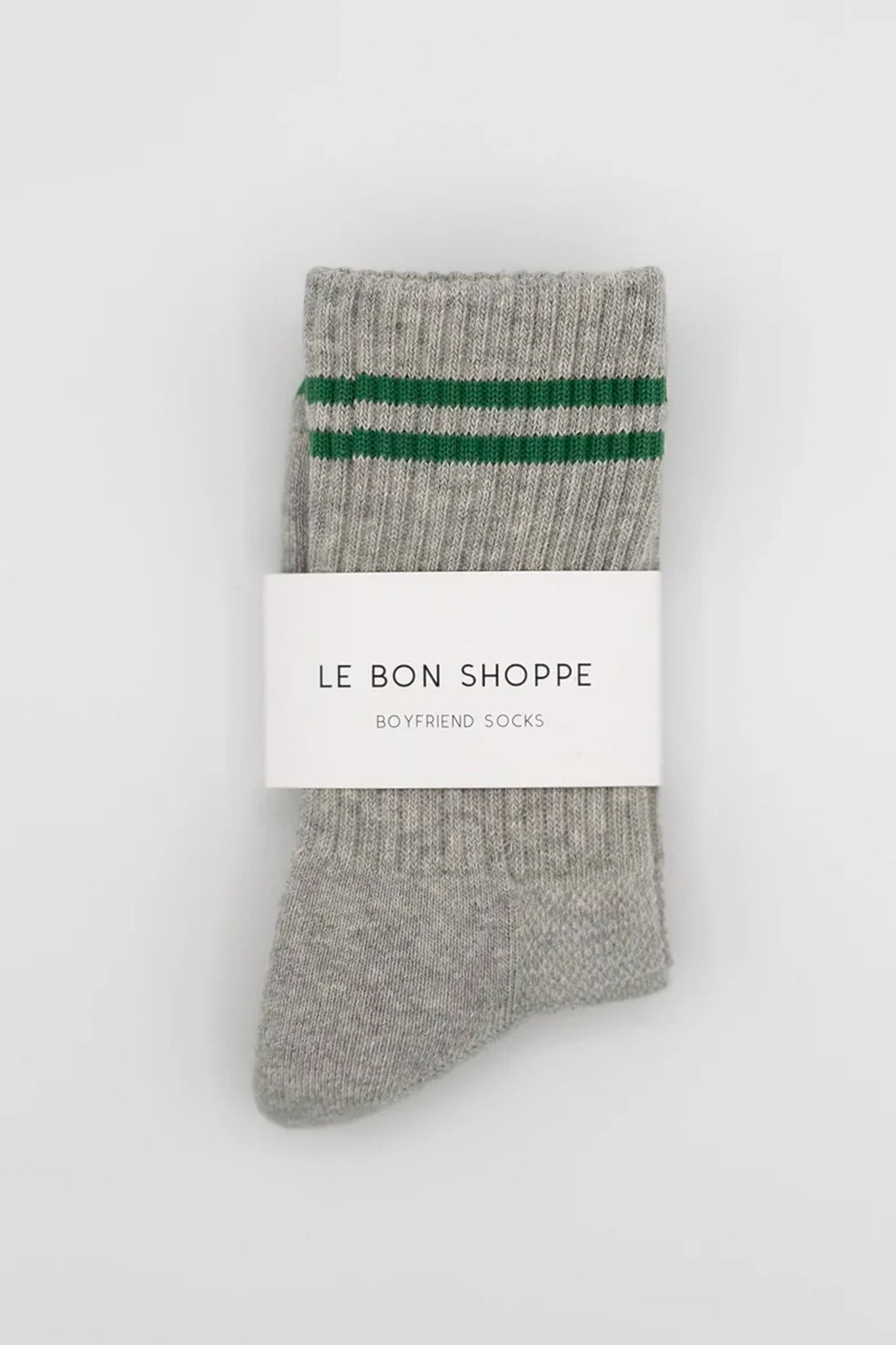 Boyfriend Socks Lt Grey