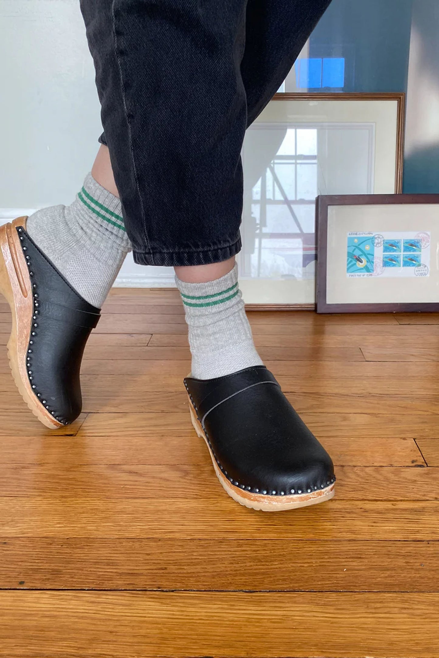 Boyfriend Socks Lt Grey