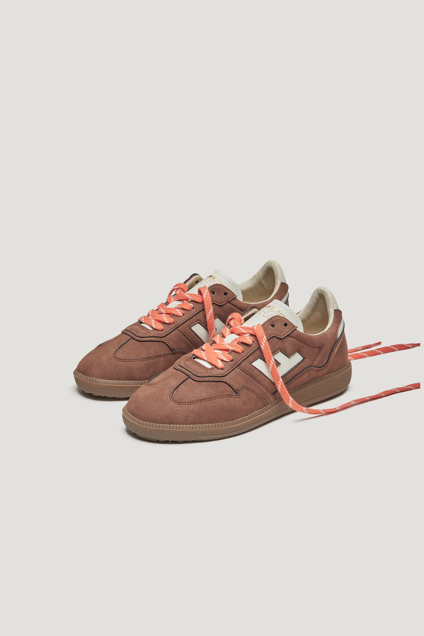 Burela Slim Sneakers Nobuck Cacao