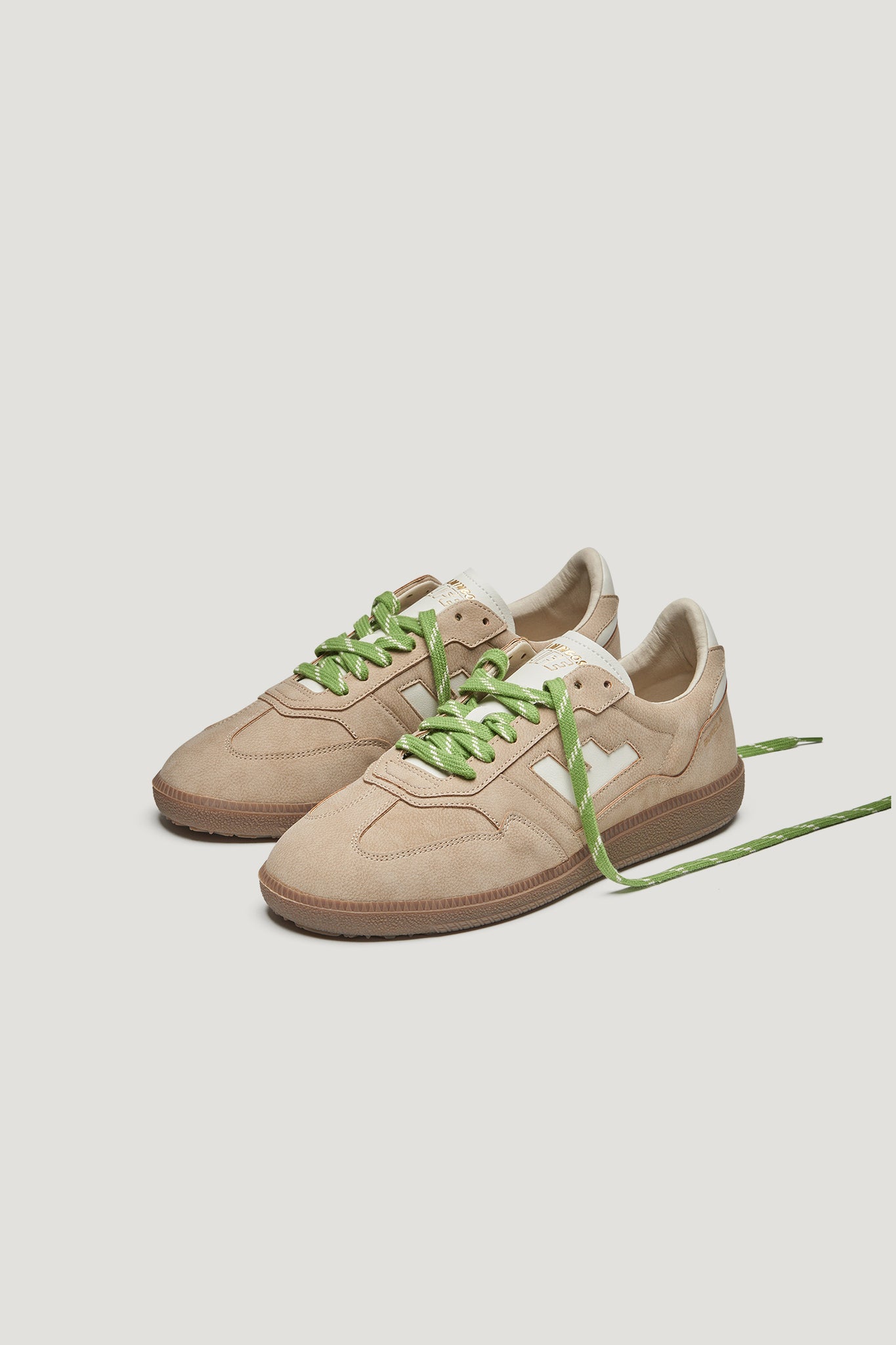 Burela Slim Sneakers Nobuck Stone