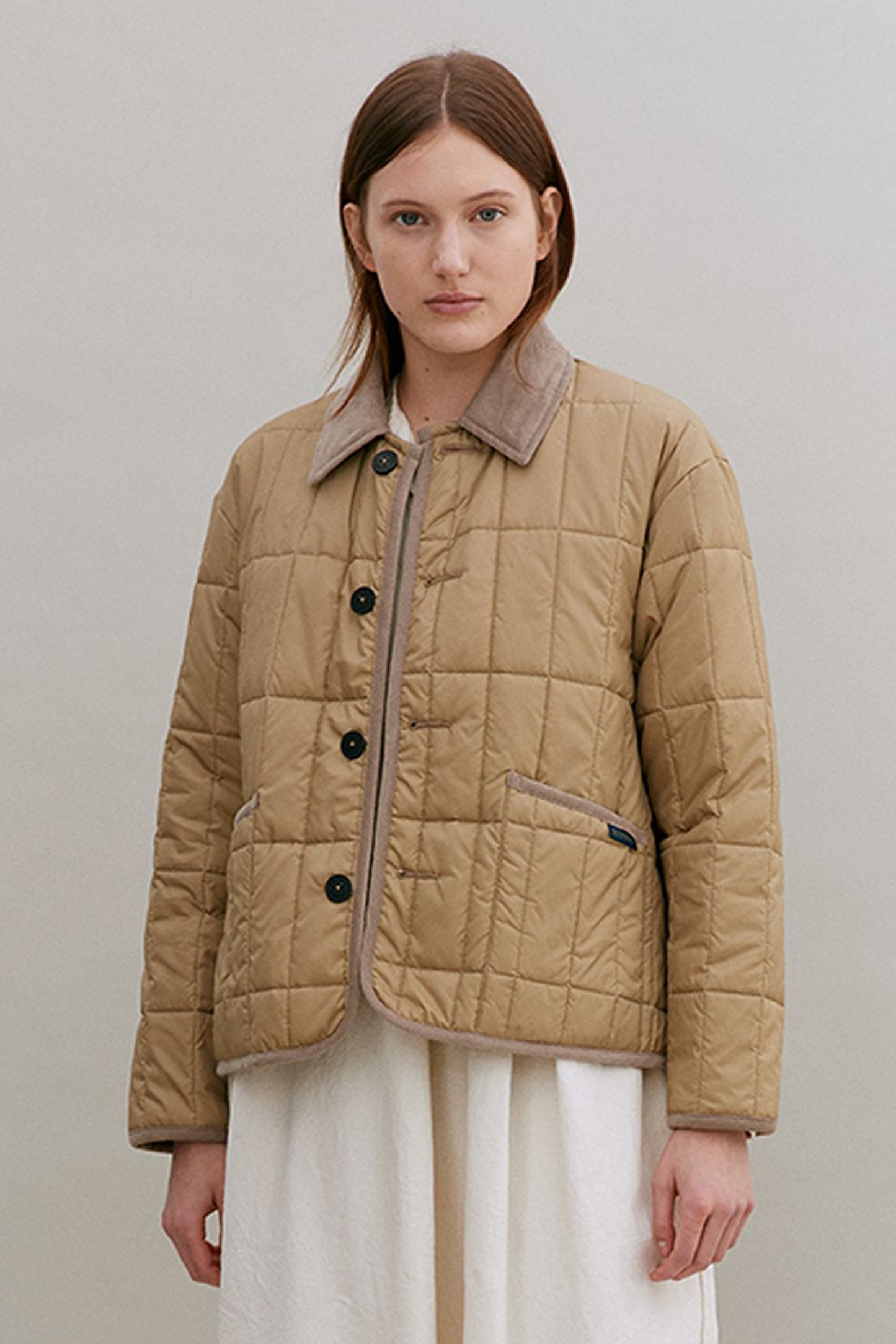 Button Front Raydon Ochre