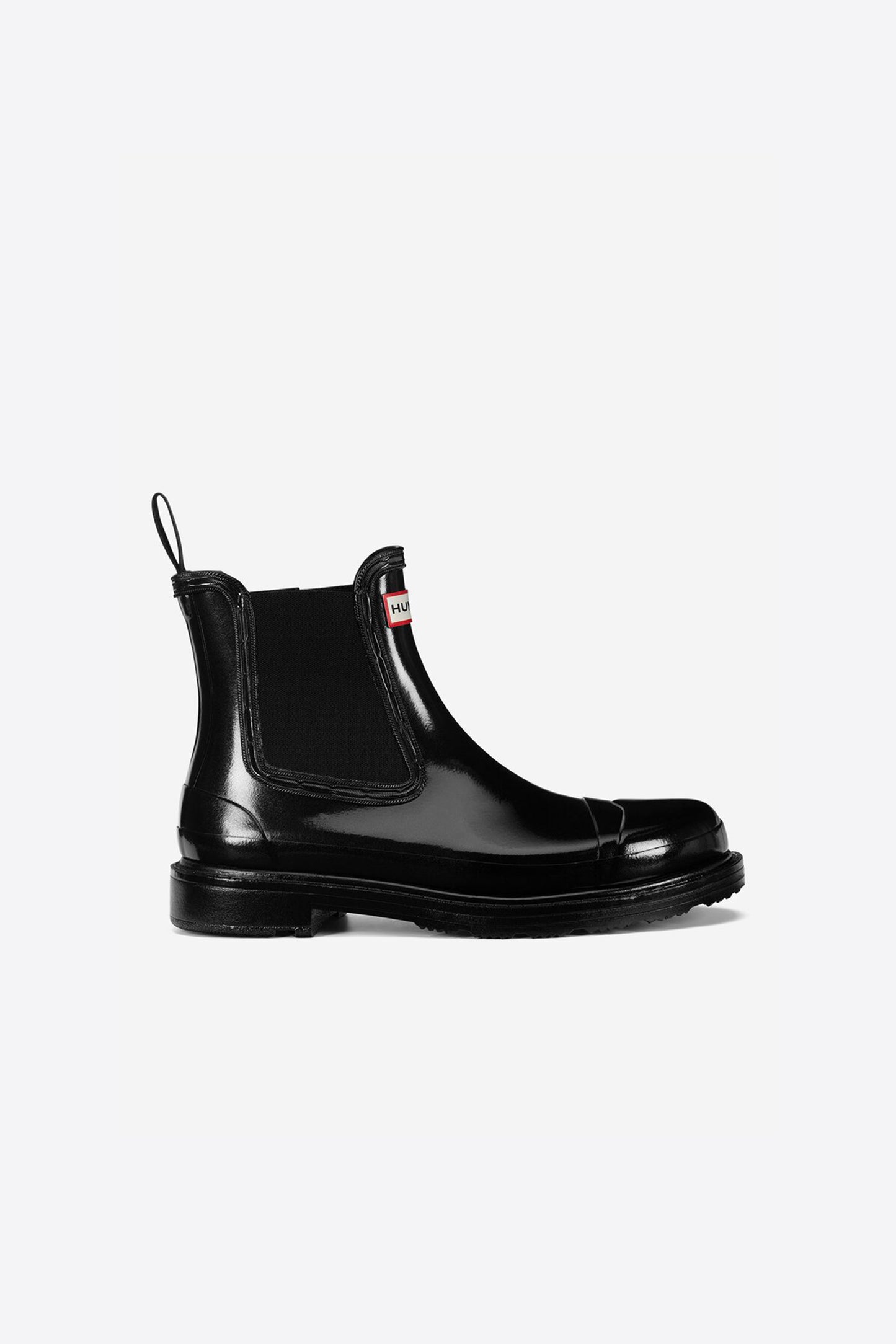 Chelsea Commando Gloss Boot Black
