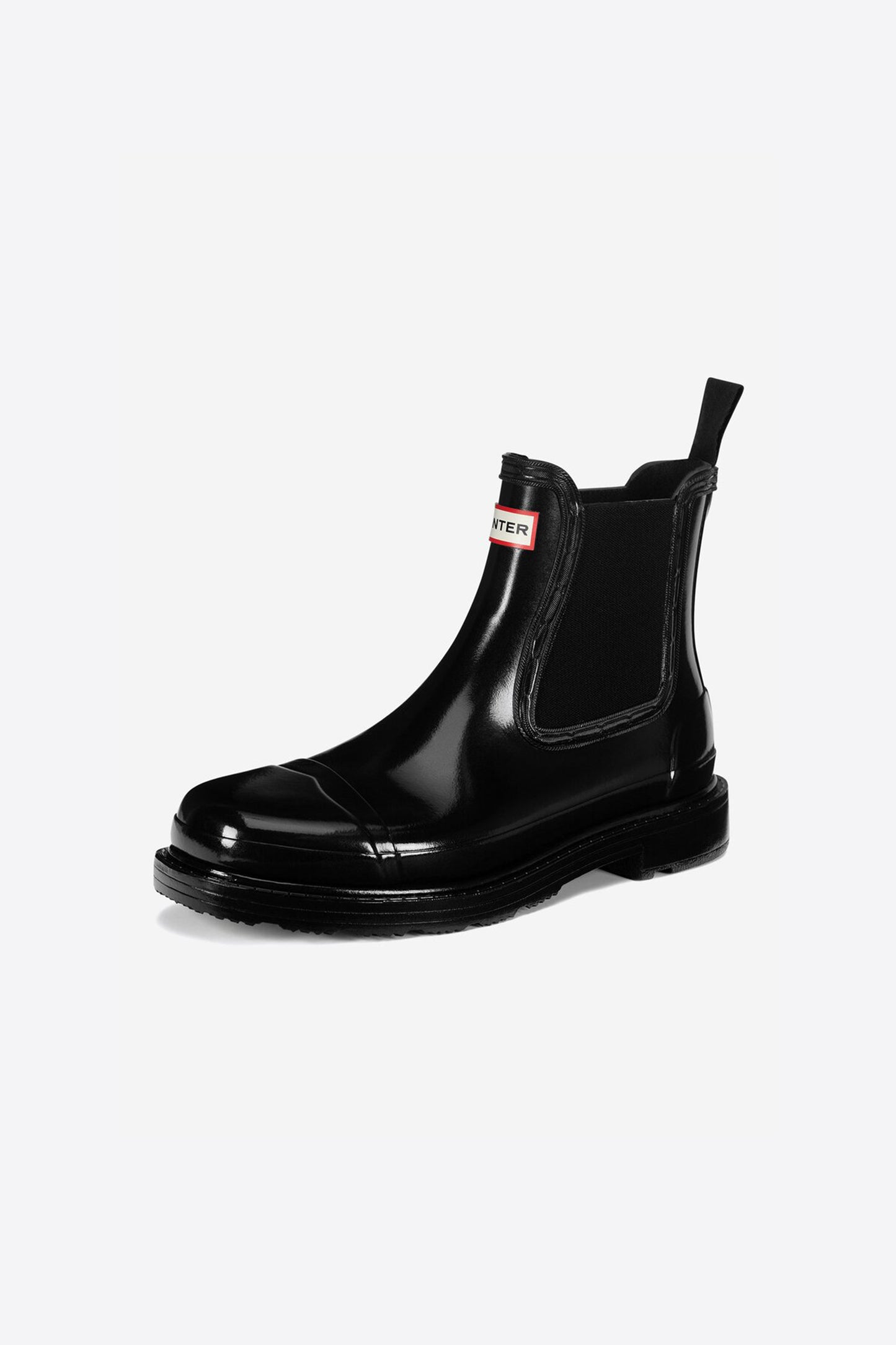 Chelsea Commando Gloss Boot Black
