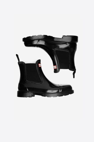 Chelsea Commando Gloss Boot Black