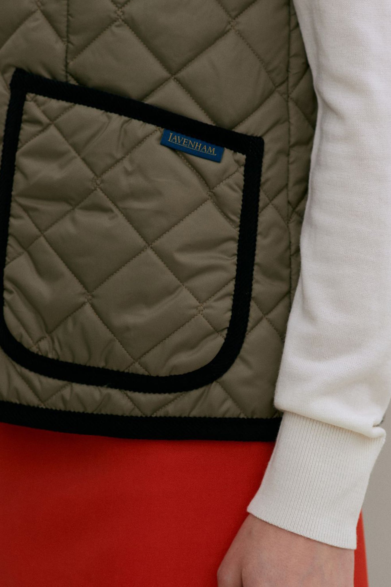 Contrast Cornard Gilet Cork