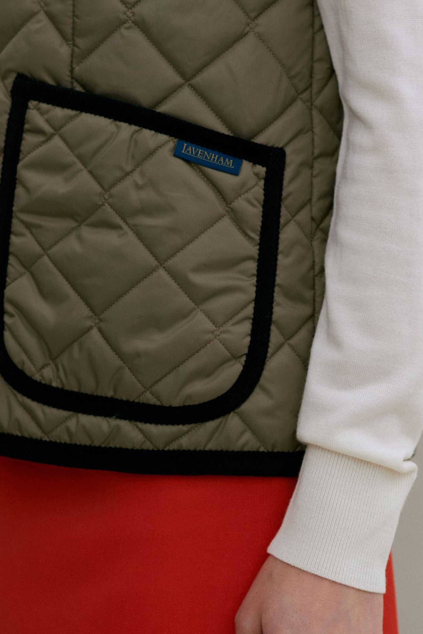 Contrast Cornard Gilet Cork