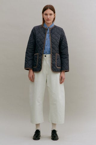 Contrast Cornard Jacket Suffolk Navy