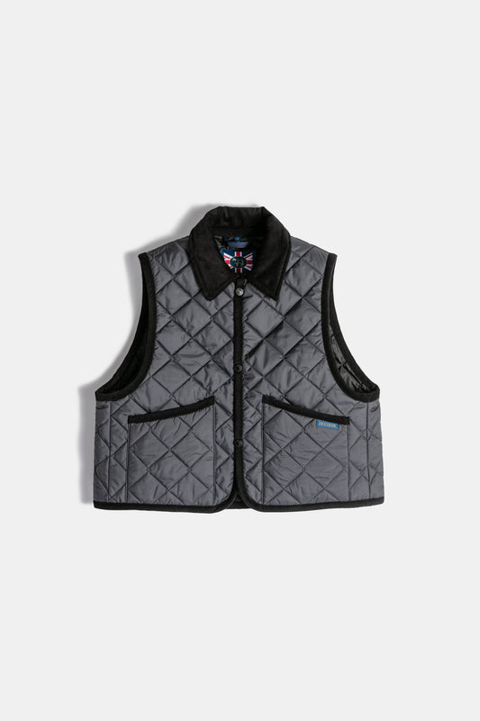 Cropped Raydon Gilet Lamp Black