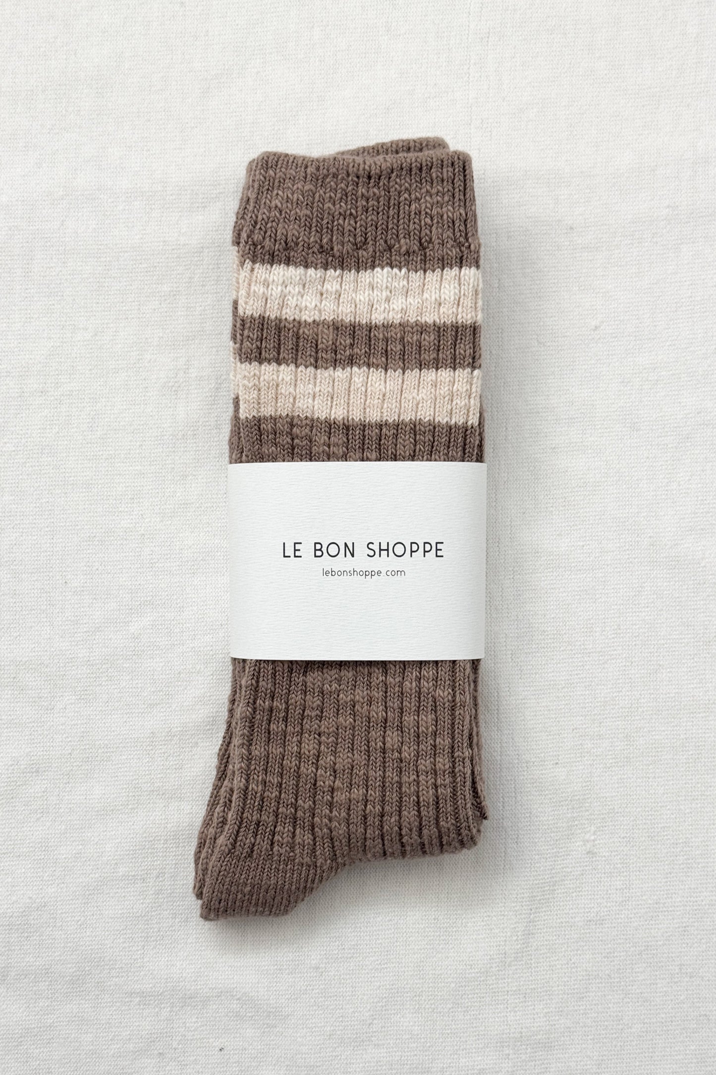 Cottage Varsity Socks Flax Varsity