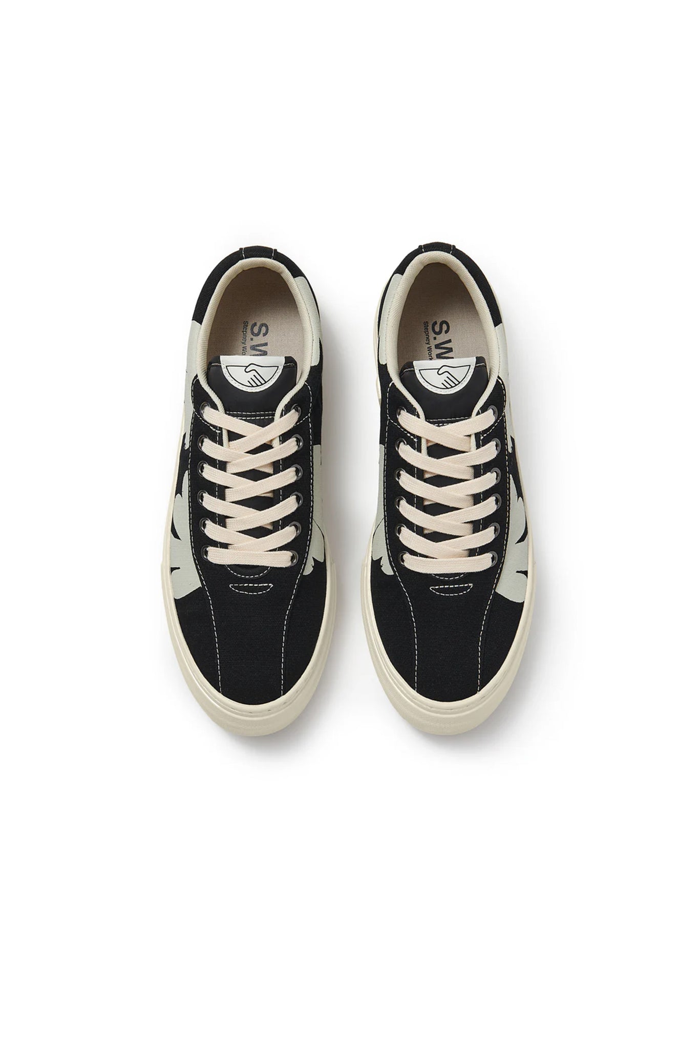 Dellow Cup Sneaker Black/White