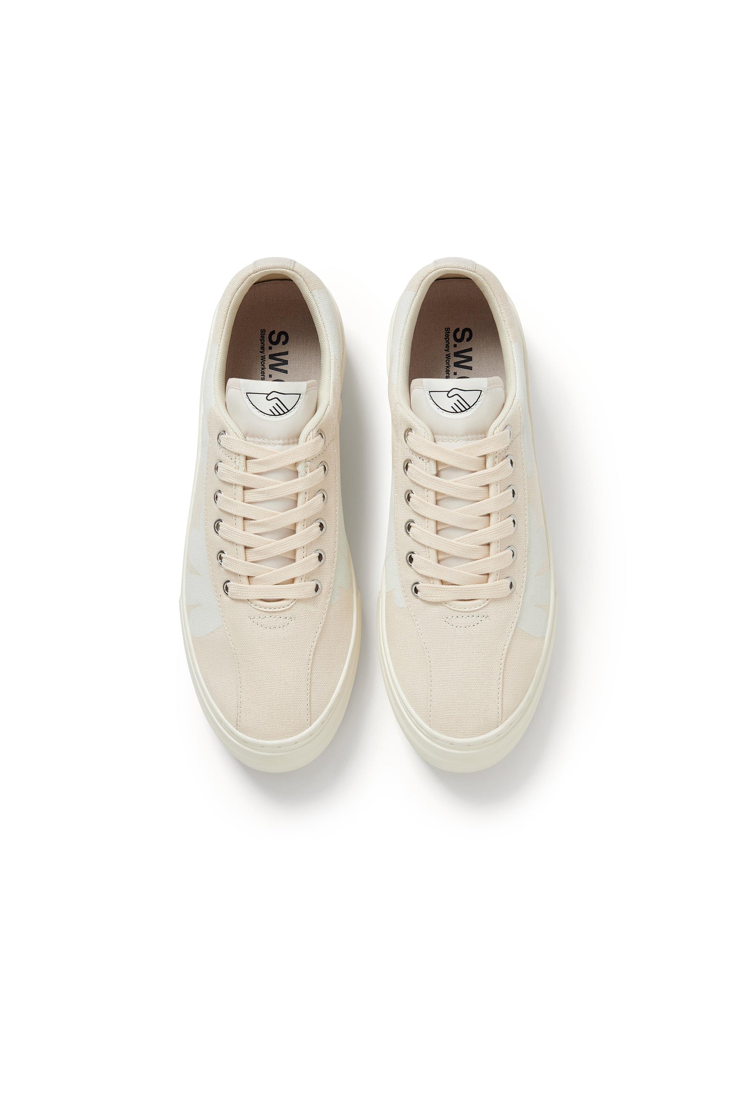 Dellow Cup Sneaker Ecru/White