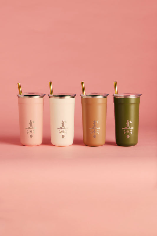 Weather Shop Reuseable Cup Set of 4 Multi color