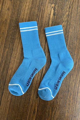Boyfriend Socks French Blue
