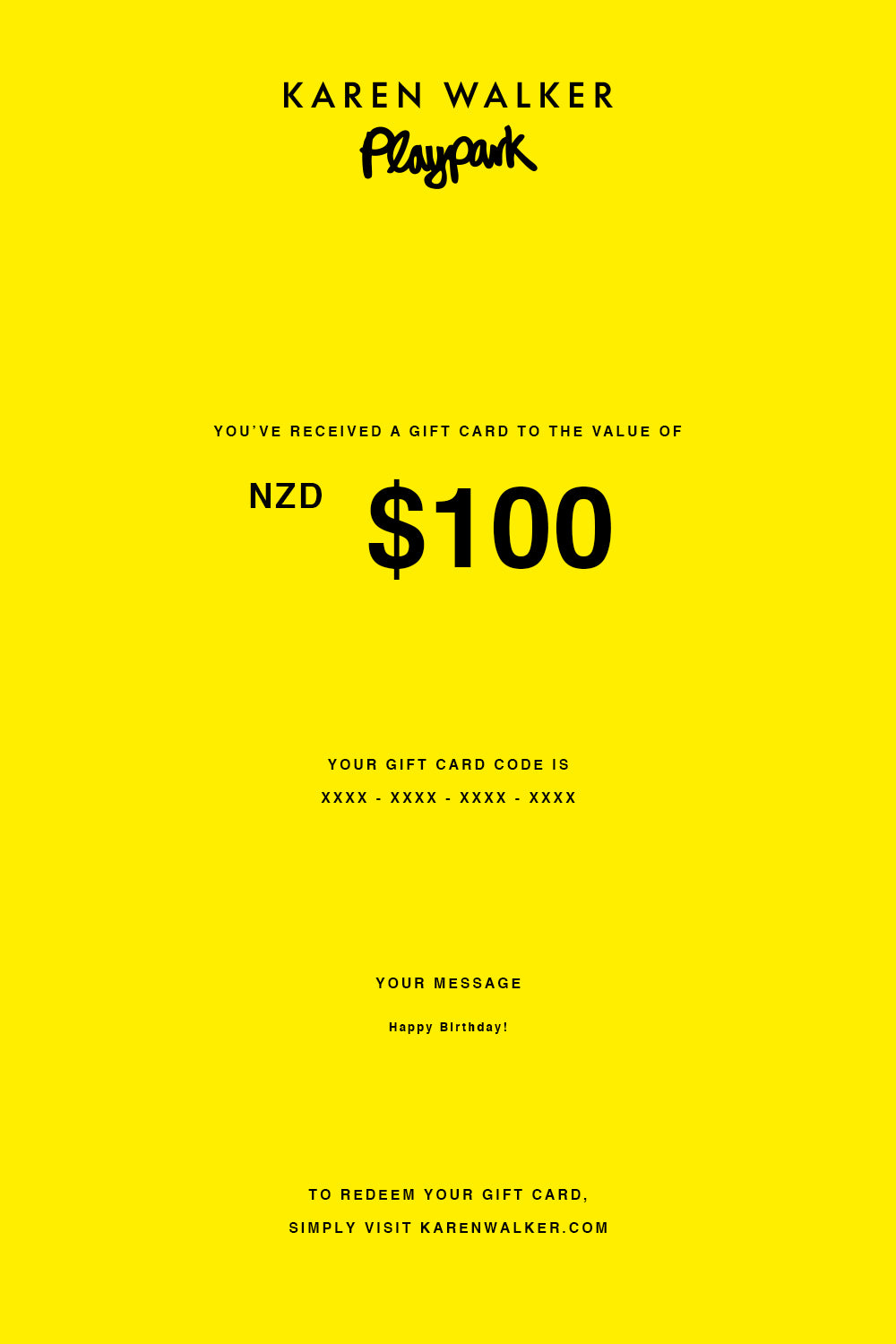 Online Gift Card