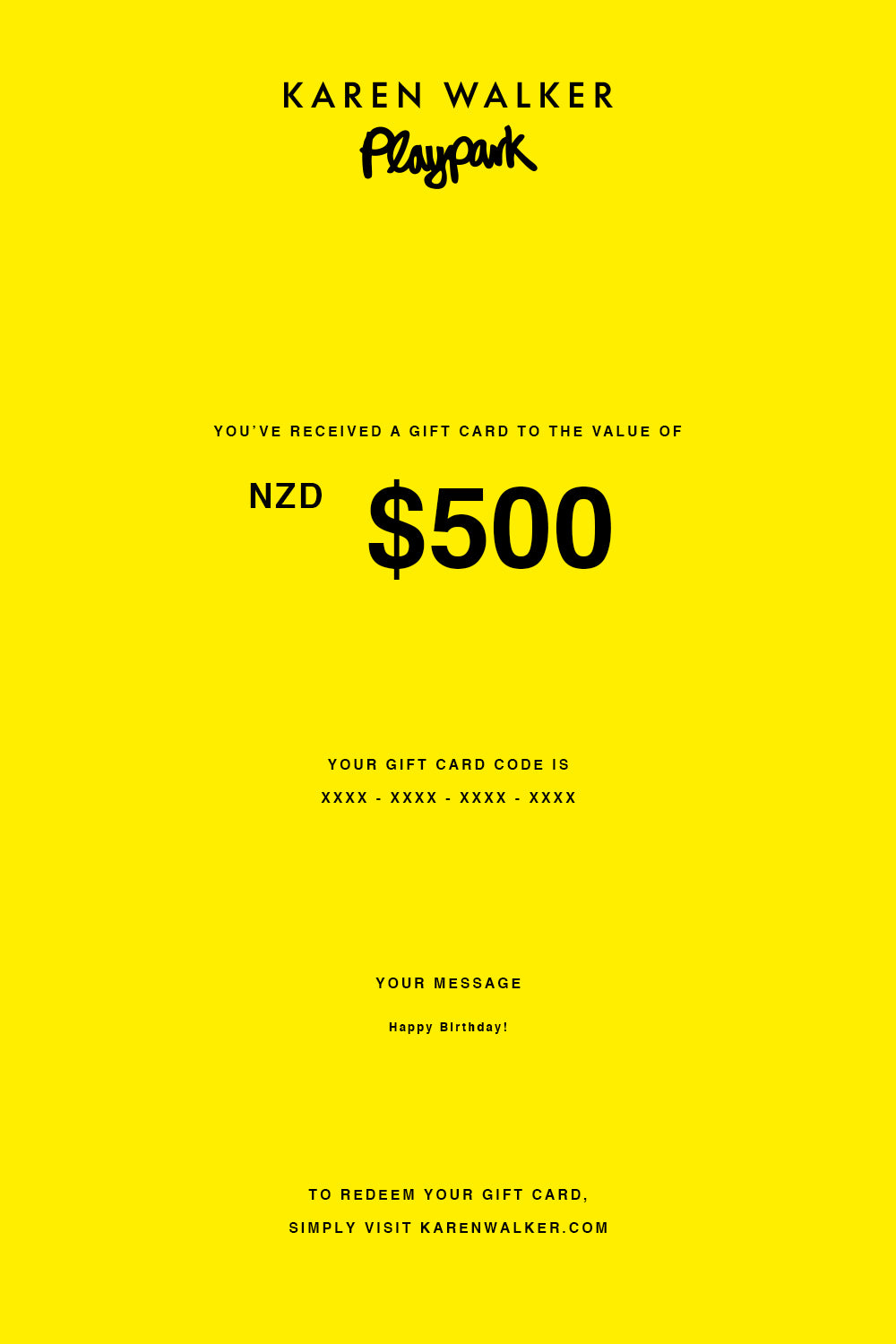 Online Gift Card
